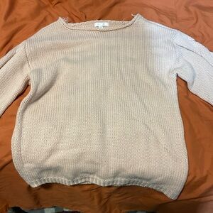 LC Lauren Conrad Women's Light Pink Sweater